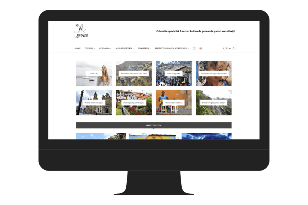 Website maken reisblog