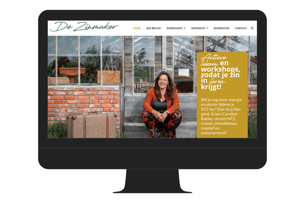 Portfolio WordPress website met Impreza de zinmaker