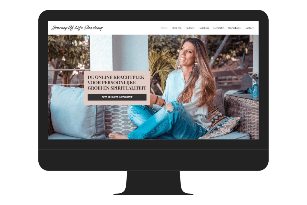 Voorbeeld wordpress website journey of life