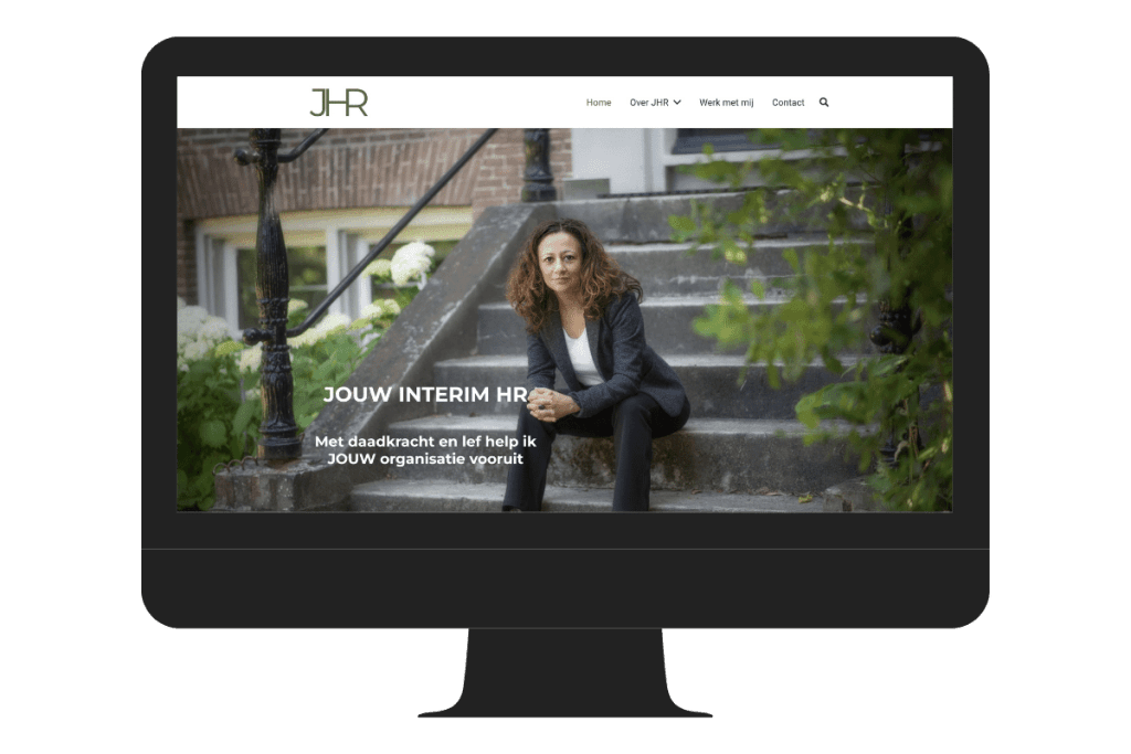 Voorbeeld website in wordpress voor HR professional