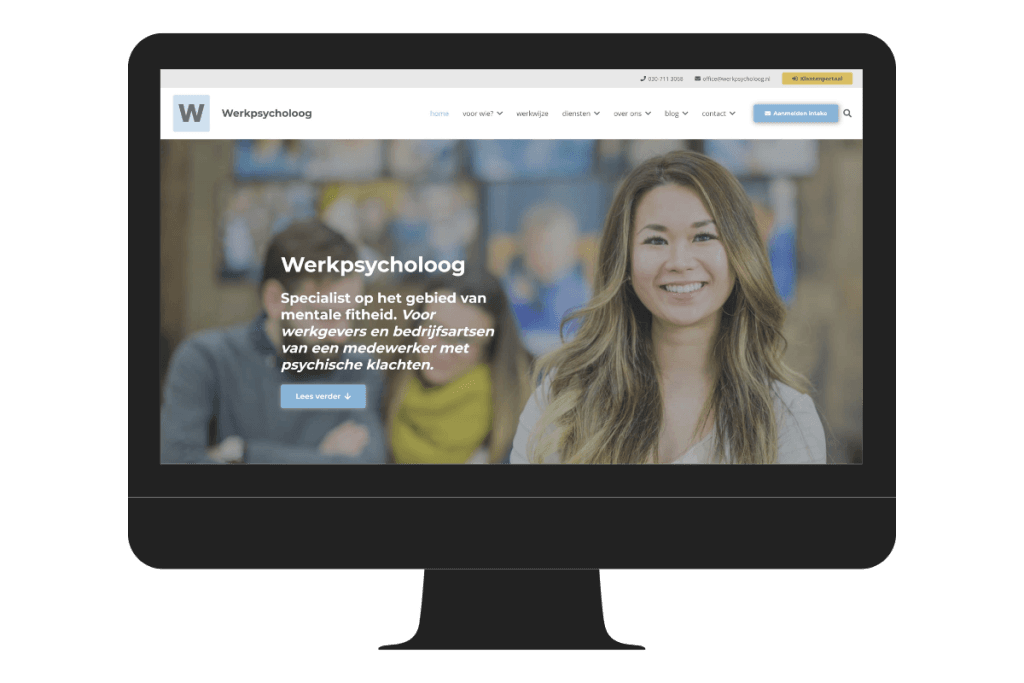 WordPress website psycholoog