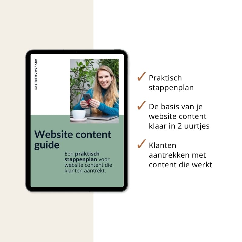 Website content guide